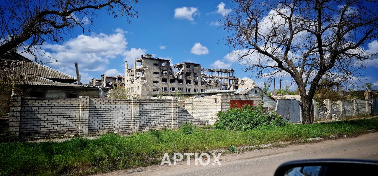 Рубежное, война